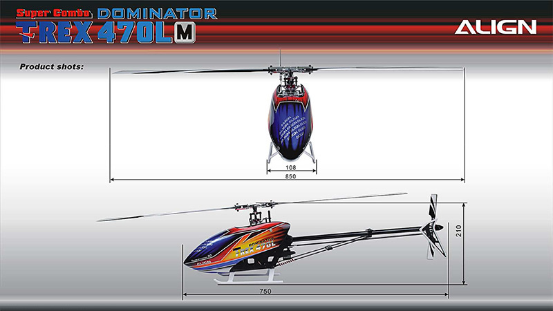 [ܼ] RH47E06XT [ALIGN] T-Rex470LM DOMINATOR KIT (, ӱ )