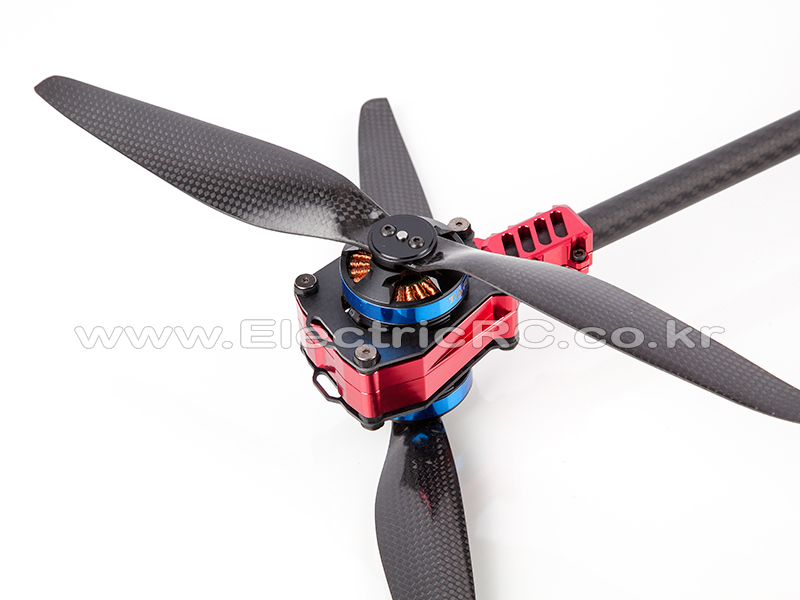 �˾���ũ TL68B44 [TR] OCTO Rotor-X(Coaxial) Motor Mount for X8 (RED/��16mm) 4