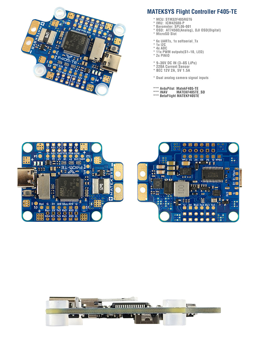 �˾���ũ  [Matek] ���� F405-TE �ö���Ʈ ��Ʈ�ѷ� 1