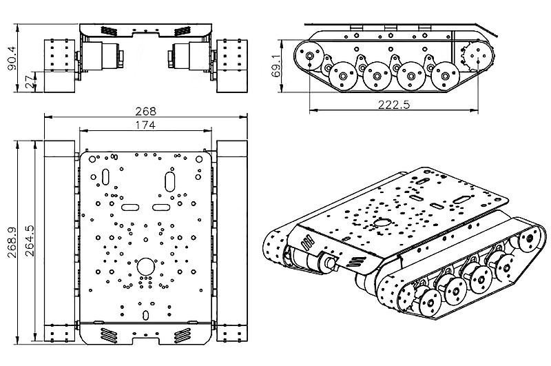 ¾Ë¾¾¹ðÅ© PT-270K P-Tank 270 ÇȽºÈ£Å© ÅÊÅ©Çü ±Ëµµ ·Î¹ö ŰƮ 8