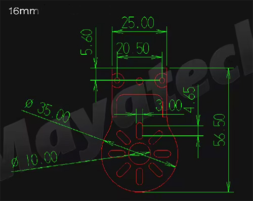 �˾���ũ MY-CNCMM-16 [Mayatech] CNC 16mm �� ���͸���Ʈ 2