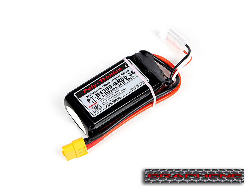 [˾ũ] GRP-1300-GR80-3S [PT] Graphene1300-GR80 (11.1V, 3S1P, 80C+/JST-XT) Ƭ ͸ - XT60 4