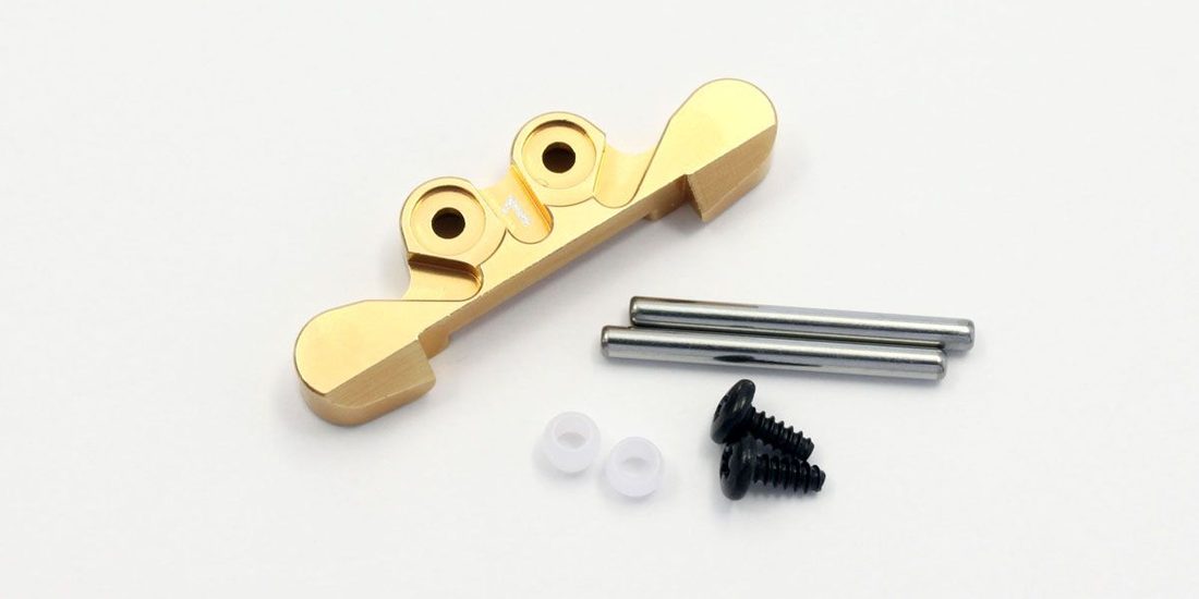 �˾���ũ KYMBW025G-1 [KYOSHO] Aluminum Rear Sus Mount (1-deg/Gold) 1
