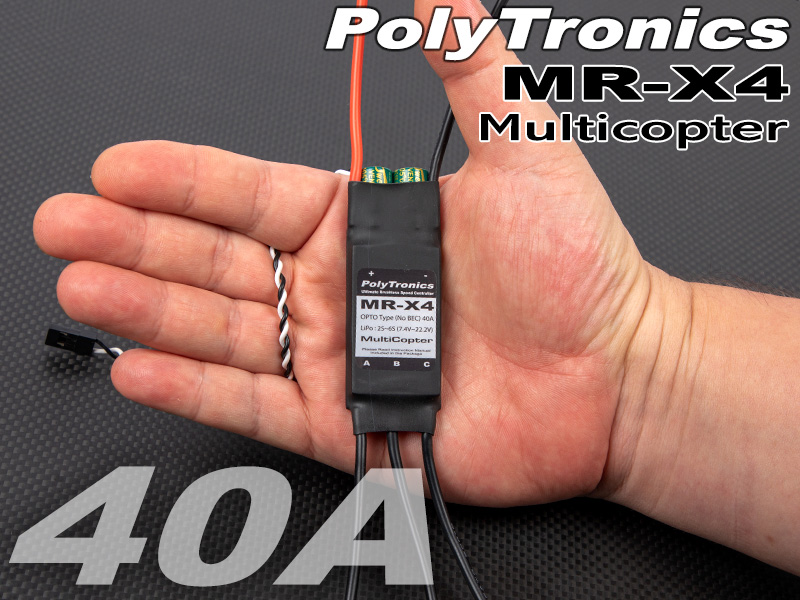 [ܼ] PT-MR-X4-COB [PT] MR-X4 ESC for Multicopters (40A/OPTO/COB/6S)