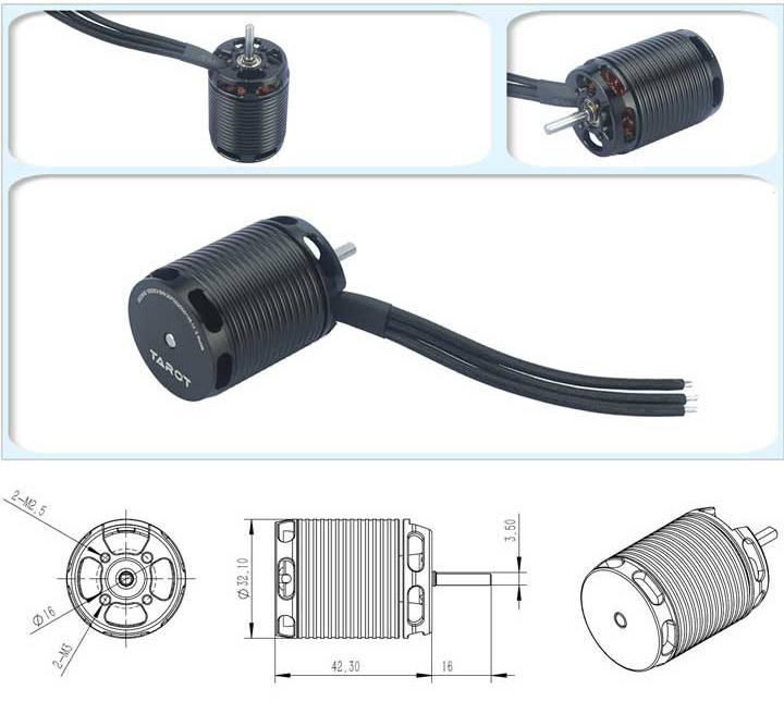[�˾���ũ] TL47A24 [TR] T-Rex450/470 Heli BL Motor (6S/1800KV) 1
