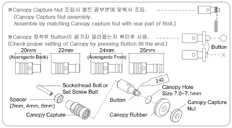 [�˾���ũ] BO-1002_b [BEAM] ����ġ ĳ���� ĸ�� ��Ʈ - 3.0mm 1