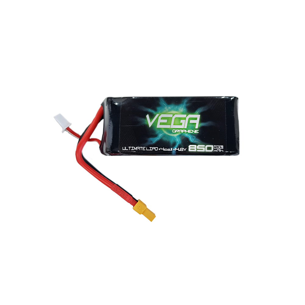 �˾���ũ  [VEGA] ���� �׷��� 14.8V 850mAh 120C ��Ƭ������ ���͸� - XT30 2