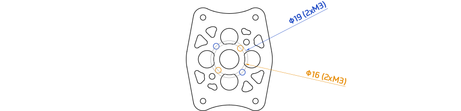 ¾Ë¾¾¹ðÅ© T-MOTOR U3 Ä«º» ¸ðÅ͸¶¿îÆ® 3