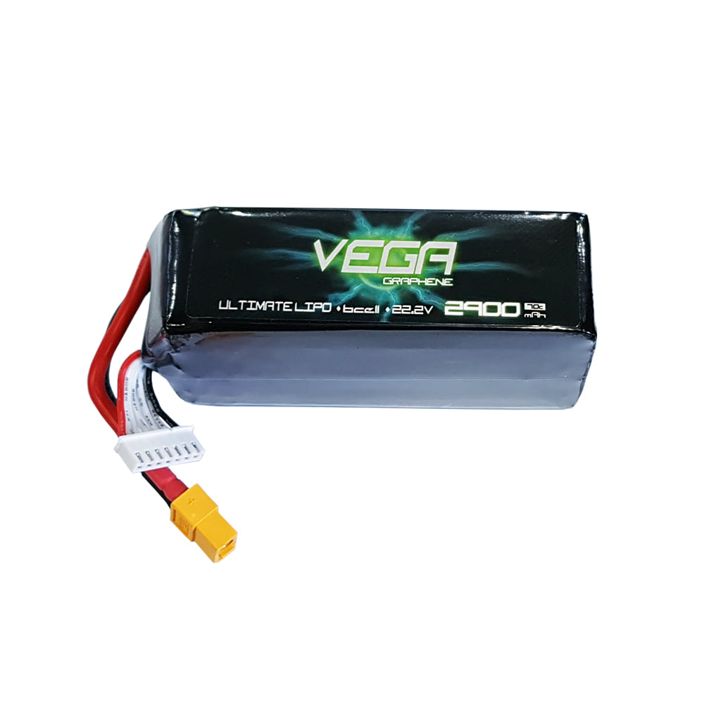 �˾���ũ  [VEGA] ���� �׷��� 6�� 22.2V 2900mAh 70C ��Ƭ������ ���͸� - XT60 3