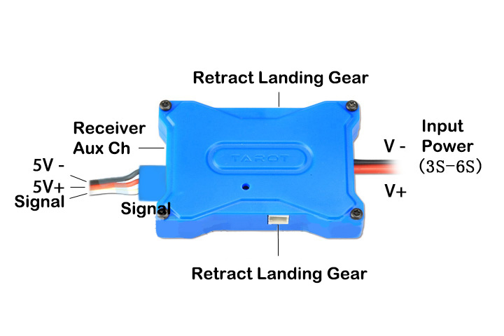 [ܼ] TL4N004XL [TR]  75deg Retractable Landing Gear Assy