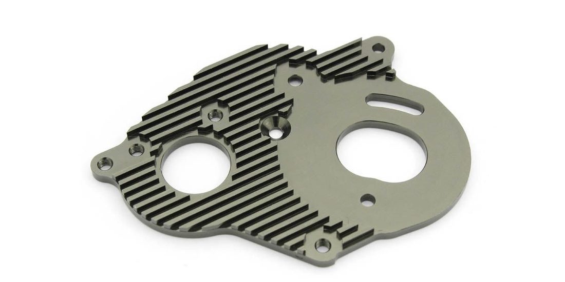 �˾���ũ KYUTW001 [KYOSHO] CNC Motor Plate (Gunmetal/ULTIMA) 1