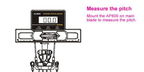 [˾ũ] HET80001T [Align] AP800 Digital Pitch Gauge(200~800mm) 3