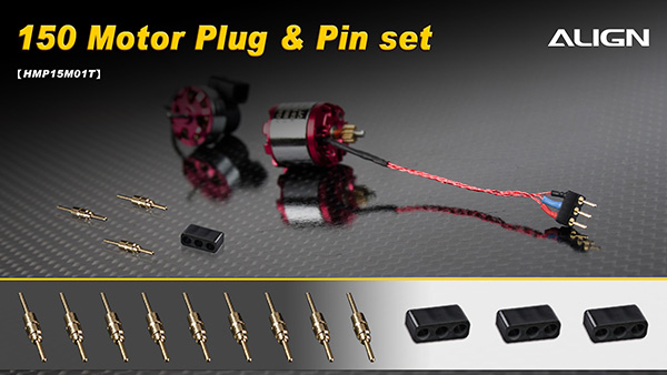 [�˾���ũ] HMP15M01 [Align] T-Rex150 Motor Plug & Pin set 1