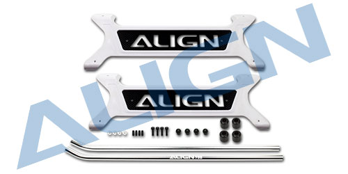 [�˾���ũ] H80F003XXW [Align] T-Rex700/800E PRO Landing Skid (White) 2