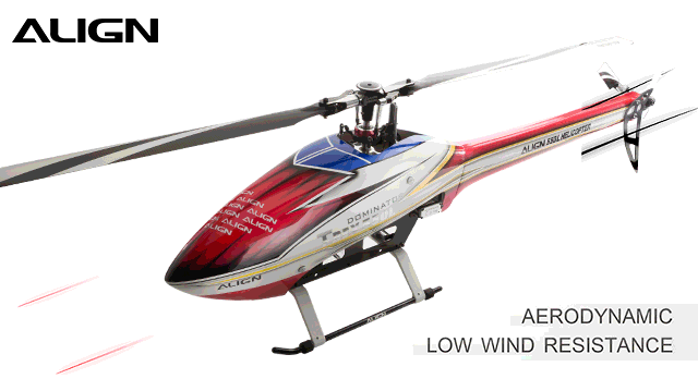 [�˾���ũ] HF5503T [Align] T-Rex550L Speed Fuselage(Red&White) 2