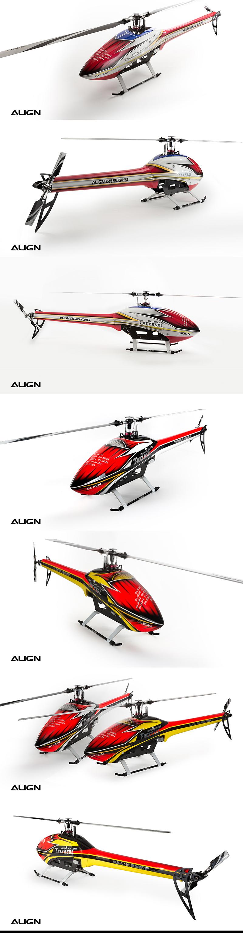 [�˾���ũ] HF5503T [Align] T-Rex550L Speed Fuselage(Red&White) 4