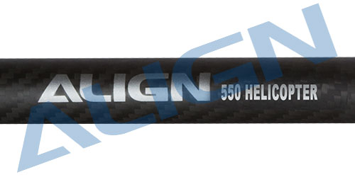 [�˾���ũ] H55T001XXW [Align] T-Rex550 Carbon Fiber Tail Boom - Matt Black 3