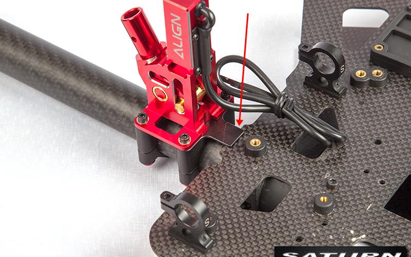 [˾ũ] M480021-R [SATURN] 690L Retract Landing Gear Mounting Block(RED) 4