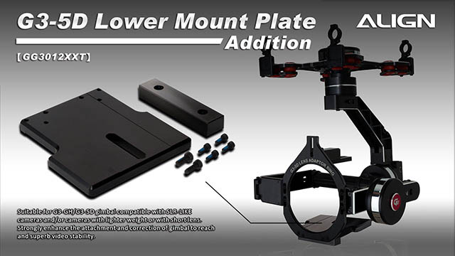 [�˾���ũ] GG3012XXT [ALIGN] G3-5D Extension Lower Mounting Plate