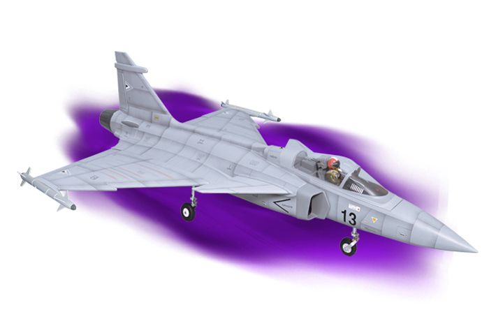[�˾���ũ]  [Phoenix] 1084mm Gripen EDF 90mm ARF 1/7 Scale 1