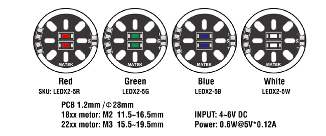 [�˾���ũ] LEDX2-5G [Matek] ���� LED ��Ŭ X2 ���� ����Ʈ�� (5V / �ʷϻ�) 1