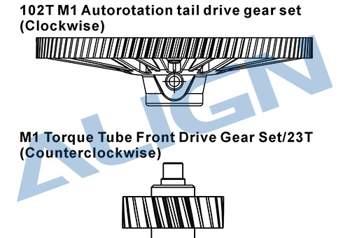 [�˾���ũ] H70G001NXW [Align] T-Rex700/800 EP M1 ��ũ Ʃ�� ����Ʈ ����̺� ��� ��Ʈ 23T 3