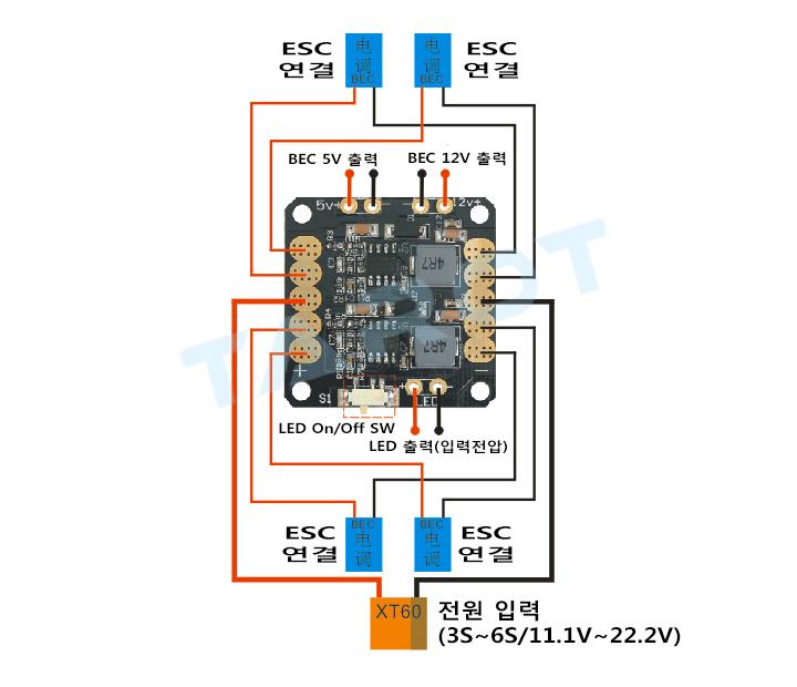 [˾ũ] TL300D6 [TR] ̽ п  BEC  й  (5V, 12V BEC) 3