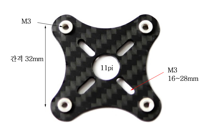 ¾Ë¾¾¹ðÅ© P00000FJ ÀμƮŸÀÔ Á¤»ç°¢Çü Ä«º» ¸ðÅÍ ¸¶¿îÆ® (¥Õ25mm) 1