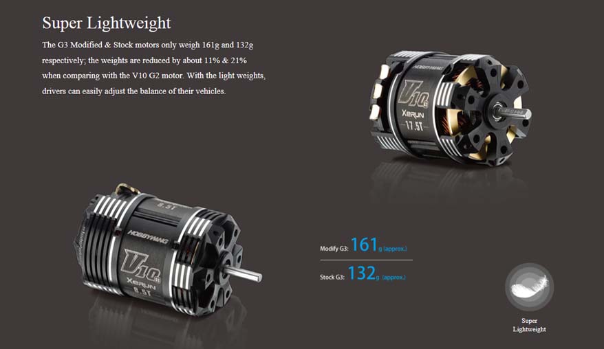 [˾ũ] 30401116 [HOBBYWING] XeRun V10 G3-5T (6500KV) 3