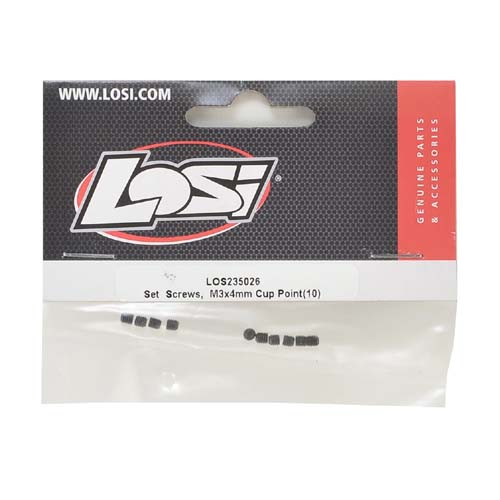 [˾ũ] LOS235026 [TEAM LOSI] Set Screws, M3 x 4mm Cup Point(10) 1
