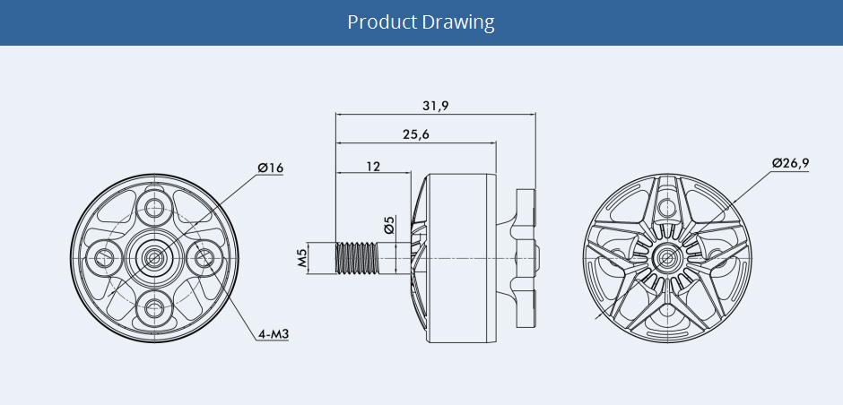 ¾Ë¾¾¹ðÅ© T-motor MCK V3 2100KV ¸ðÅÍ 5
