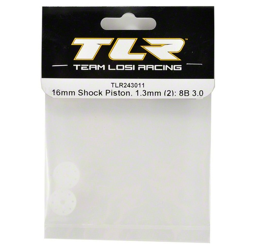 [˾ũ] TLR243011 [TLR Racing] 16mm Shock Piston, 1.3mm (2): 8B 3.0 1