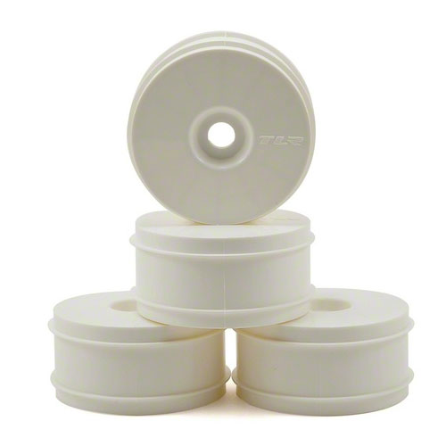 [�˾���ũ] TLR44001 [TLR Racing] 1/8 Buggy Dish Wheel, White (4): 8B 3.0,4.0 �� 1