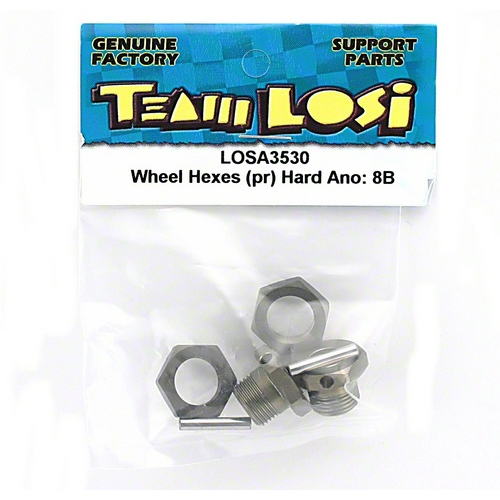 [˾ũ] LOSA3530 [TEAM LOSI] Losi Hard Anodized Wheel Hexes (2) 1