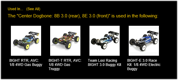 �˾���ũ TLR242003 [TLR Racing] Coupler Outdrive (2): 8IGHT 3.0 1