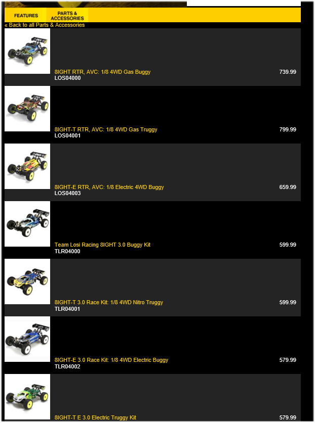 [�˾���ũ] TLR243000 [TLR Racing] Shock Stand-off Set (2): 8B 3.0 1