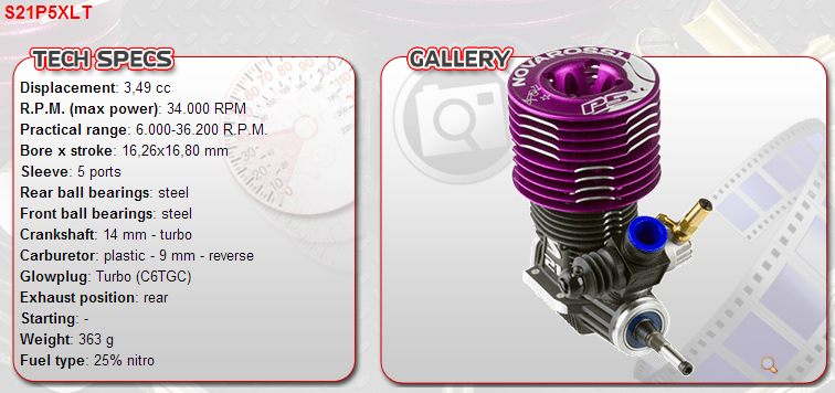 �˾���ũ S21 P5XLT [NOVAROSSI] S21-P5XLT Engine �ڵ��� ���� (��ٷν� Brand)  1/8��������� 1