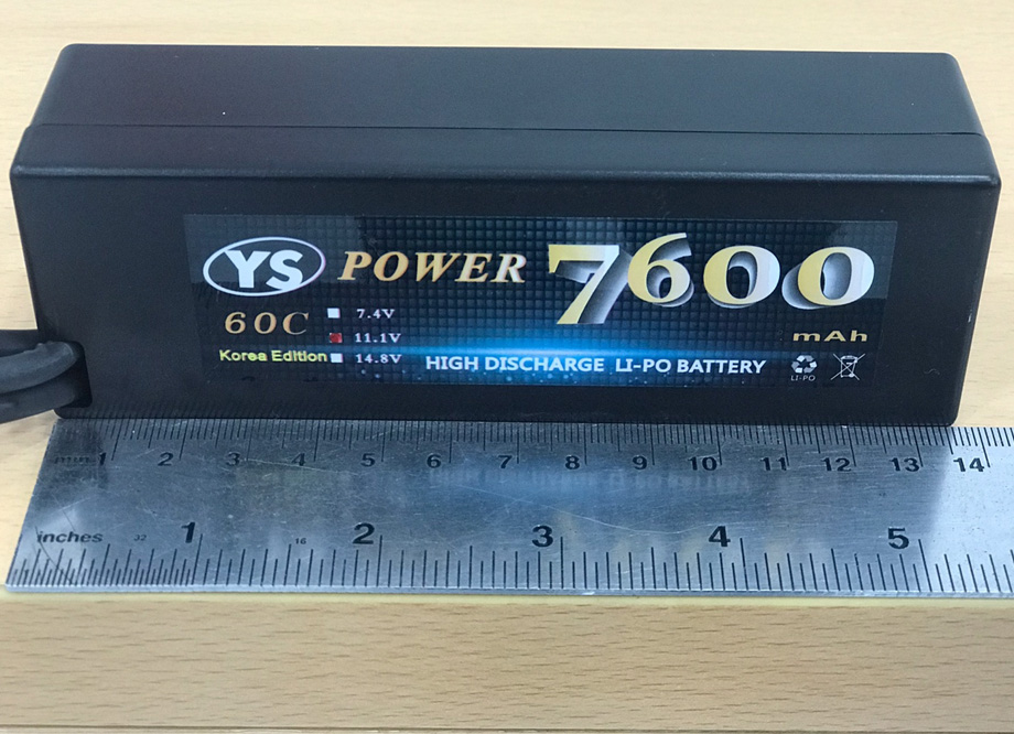 [˾ũ] 7600-3S-60C-EC5 [YS POWER] 11.1V 7600mAh 60C Ƭ ͸ - 輱 3
