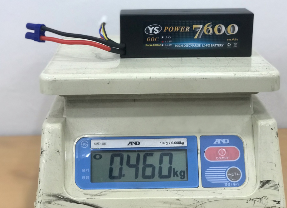 [˾ũ] 7600-3S-60C-EC5 [YS POWER] 11.1V 7600mAh 60C Ƭ ͸ - 輱 5