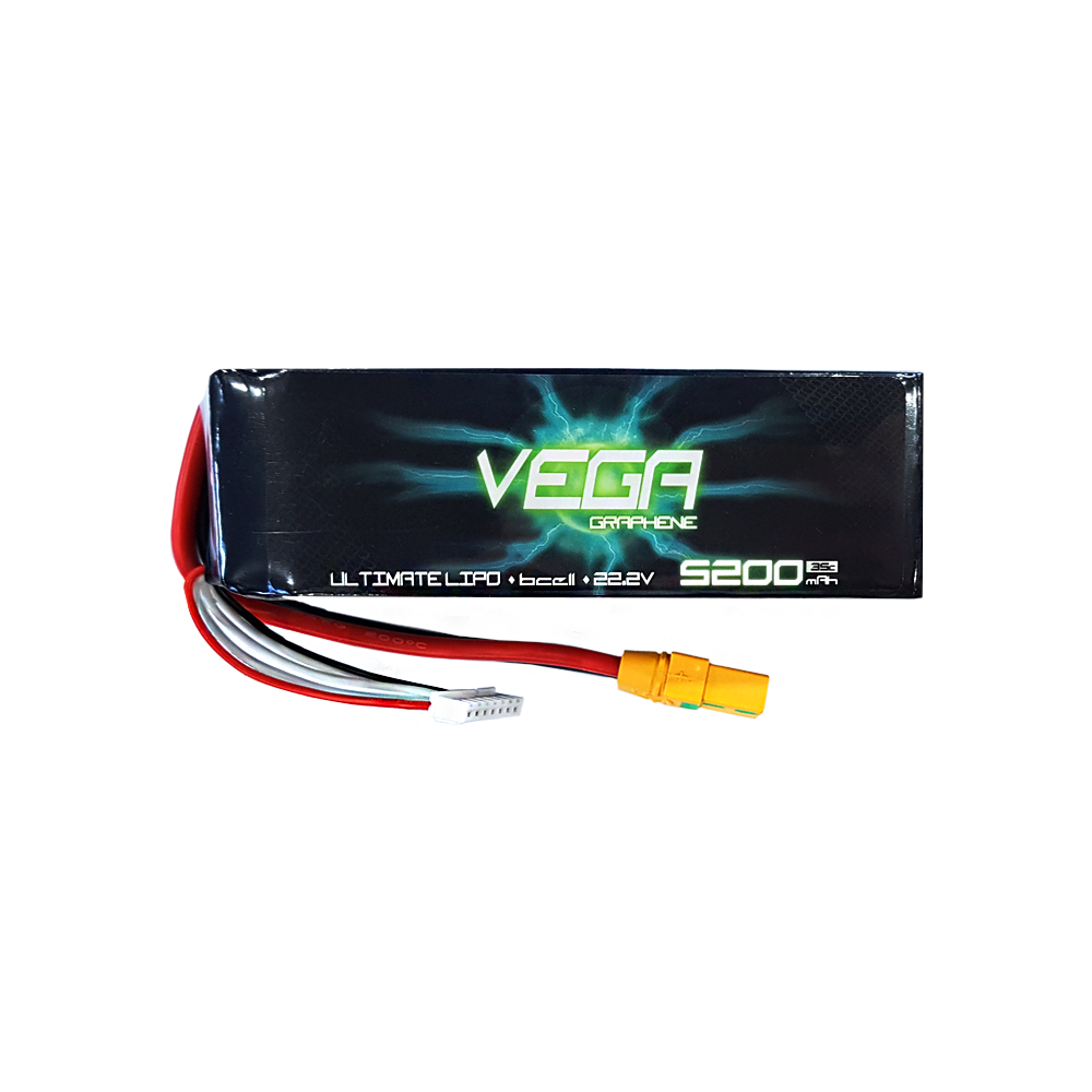 ¾Ë¾¾¹ðÅ© VEGA º£°¡ ±×·¡ÇÉ 6¼¿ 22.2V 5200mAh 35C ¸®Æ¬Æú¸®¸Ó ¹èÅ͸® - XT90S 2