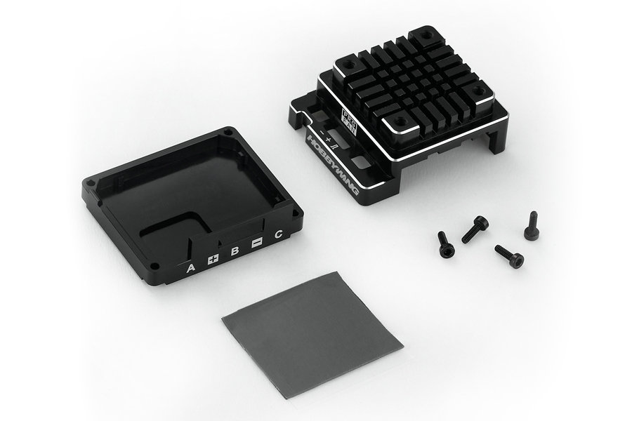 [�˾���ũ] 30800000 [HOBBYWING] X120A-V3.1 Aluminium Cases Set-BLACK  (�Ϻ��� X120A-V3.1 ���ӱ� ���̽�) 1