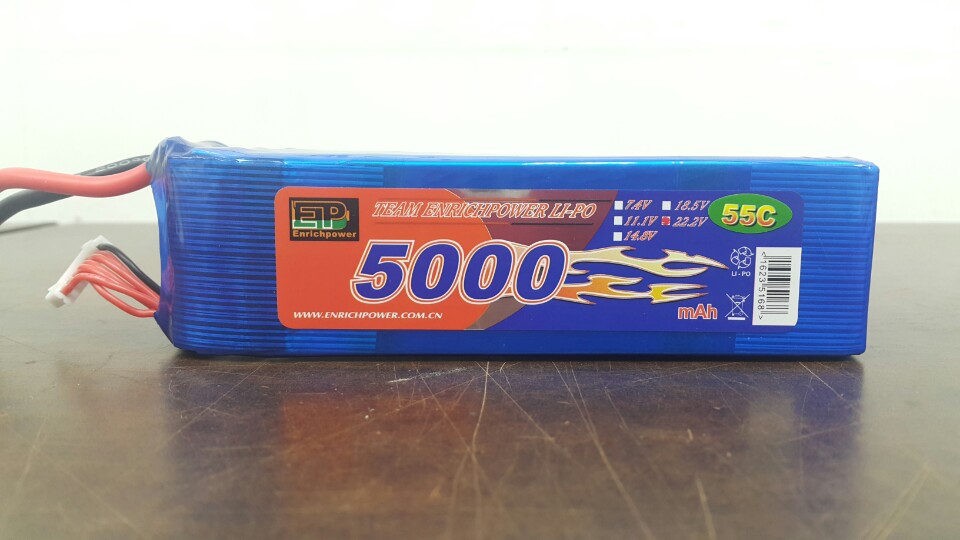 [�˾���ũ] 5000-55C-6S [EP Power] 22.2V 5000mah 55C ��Ƭ������ ���͸� - �輱�� 7