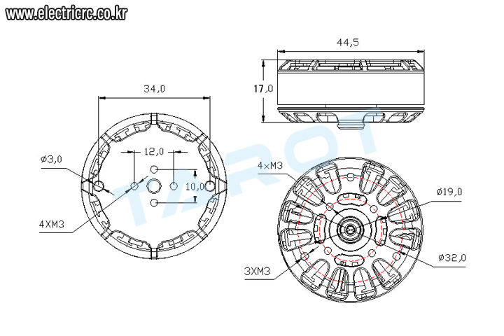 �˾���ũ TL2954 [TR] 4006 MR Motor(320KV/6S) 2