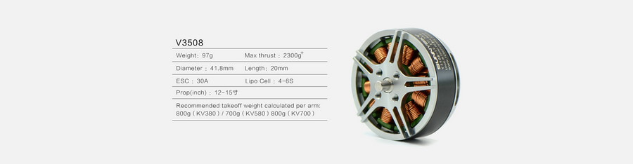 �˾���ũ  [SUNNYSKY] V3508 380KV ��Ƽ���Ϳ� �귯������ ���� - �����/22.2v ���� 3
