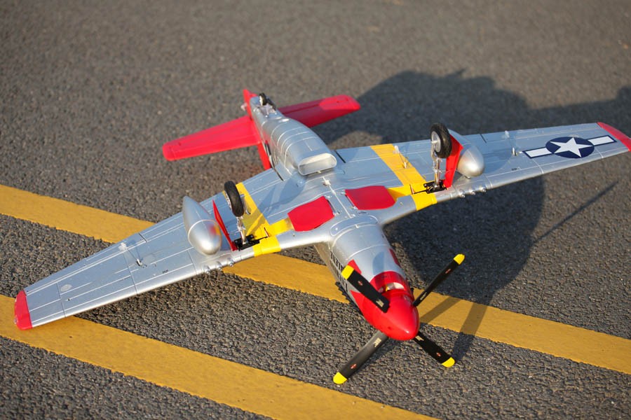 [�˾���ũ]  [FMS] P-51D V8 RED Tail 1400mm EPO PNP 7
