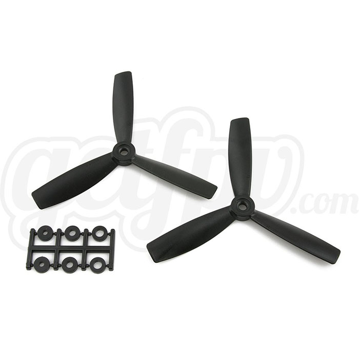 [�˾���ũ]  HQProp 5x4.5x3R ����ġ Bullnose Propeller - (Set of 2 - Black) 1