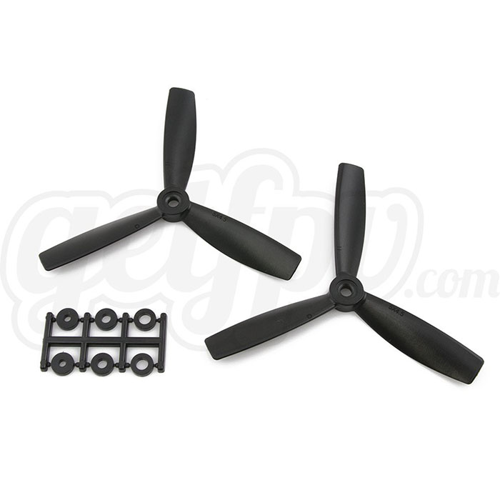 ¾Ë¾¾¹ðÅ© HQProp 5x4.5x3 Á¤ÇÇÄ¡ Bullnose Propeller - (Set of 2 - Black) 1