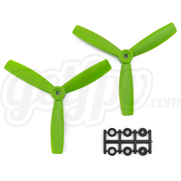 ¾Ë¾¾¹ðÅ© HQProp 5x4.5x3 Á¤ÇÇÄ¡ Bullnose Propeller - (Set of 2 - Green) 1