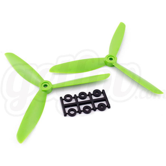 �˾���ũ  HQProp 6x4.5x3R ����ġ Propeller - 3 Blade (Green - 2 pack) 1
