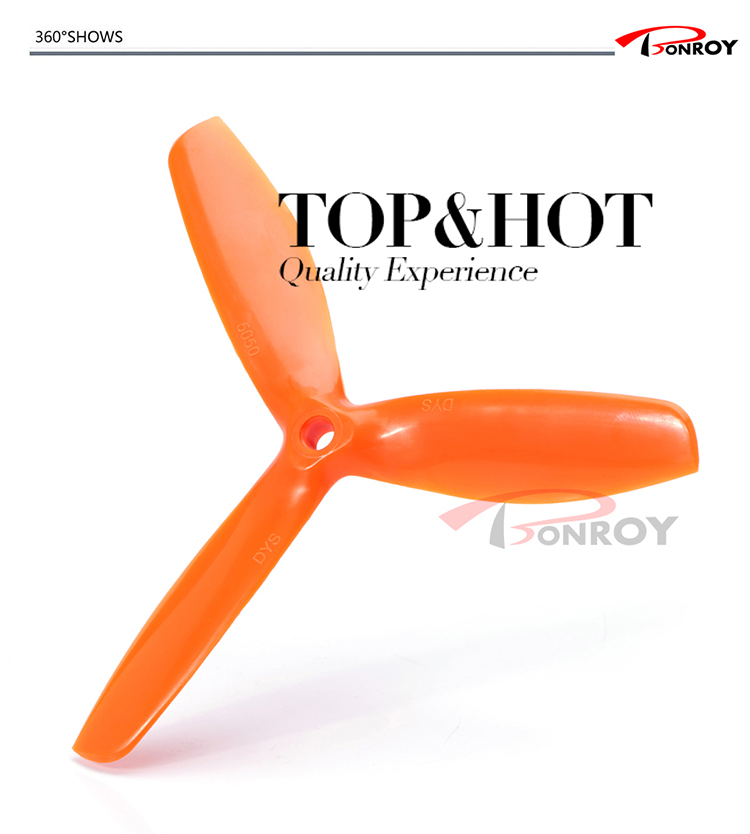 [�˾���ũ]  DYS GREEN 5x5x3 5050 3-Blade Hi-Performance Prop FPV Propeller CW/CCW 4�� 2